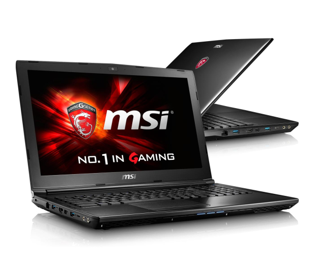 MSI GL62 i7-6700HQ/8GB/1TB/ GF940MX FHD - 295694 - zdjęcie